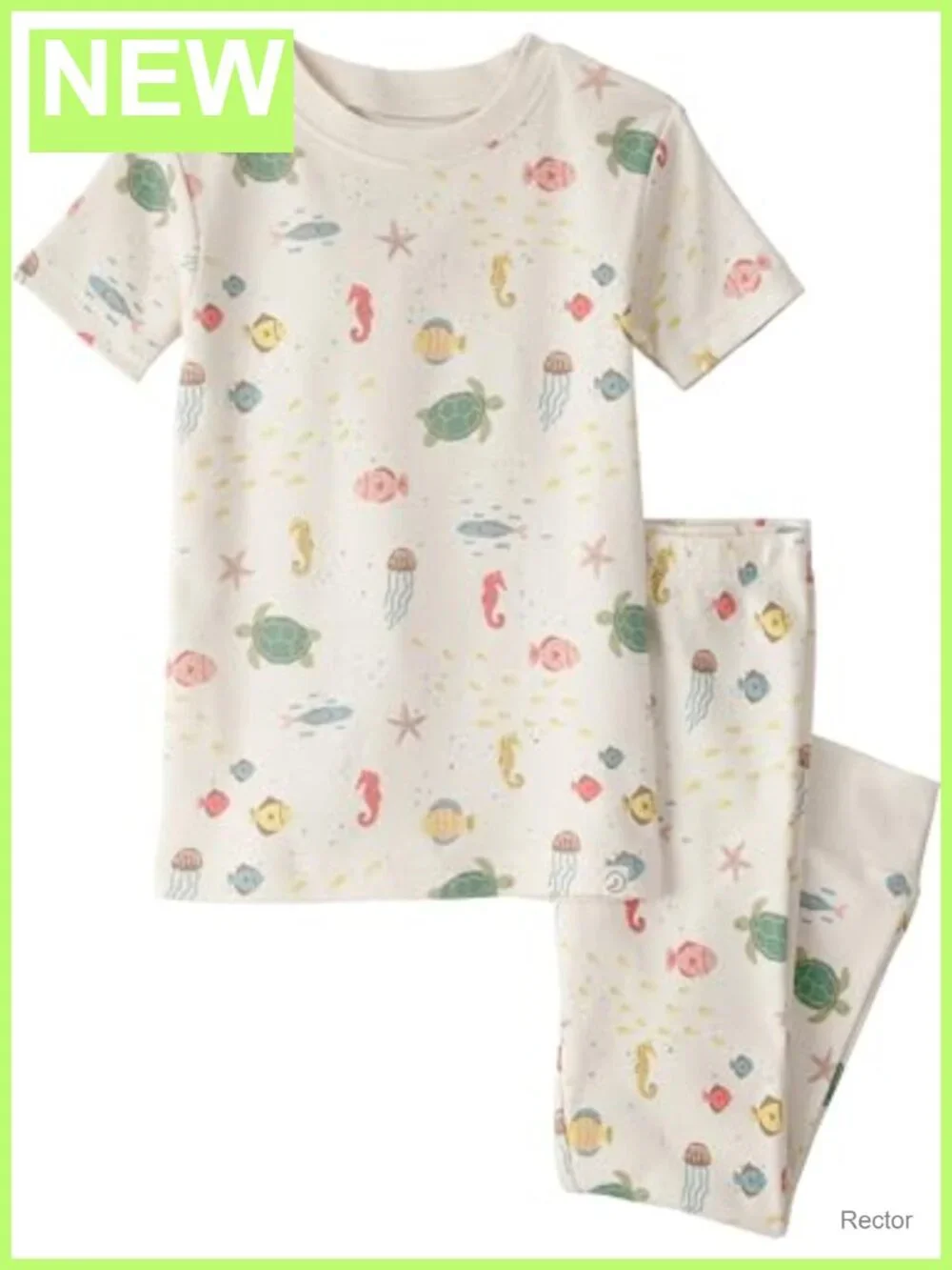 2-Piece Organic Cotton Pajama Set Baby Girls Sleepwear